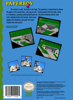 Paperboy 2 (USA) box cover back